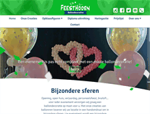 Tablet Screenshot of feesthoorn.nl